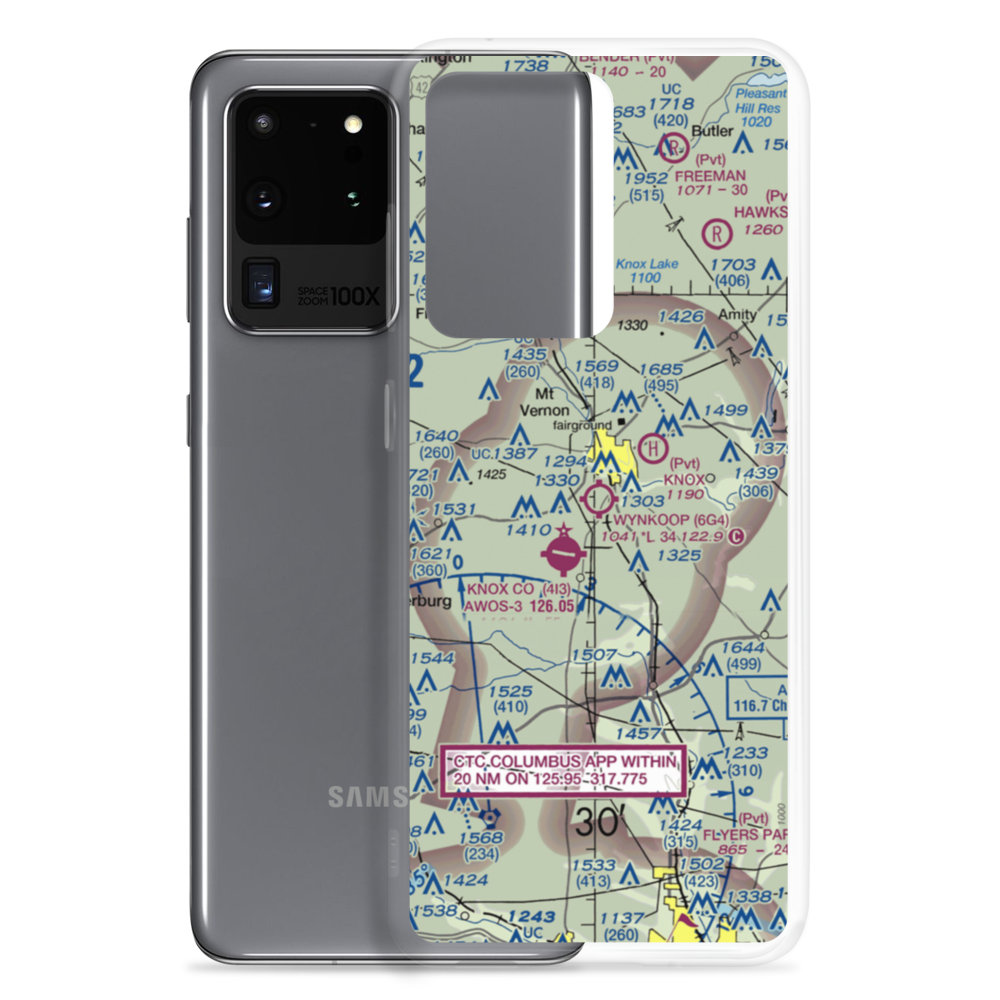 Wynkoop Airport (6G4) VFR Sectional Samsung Case Samsung Galaxy S20 Ultra model shown