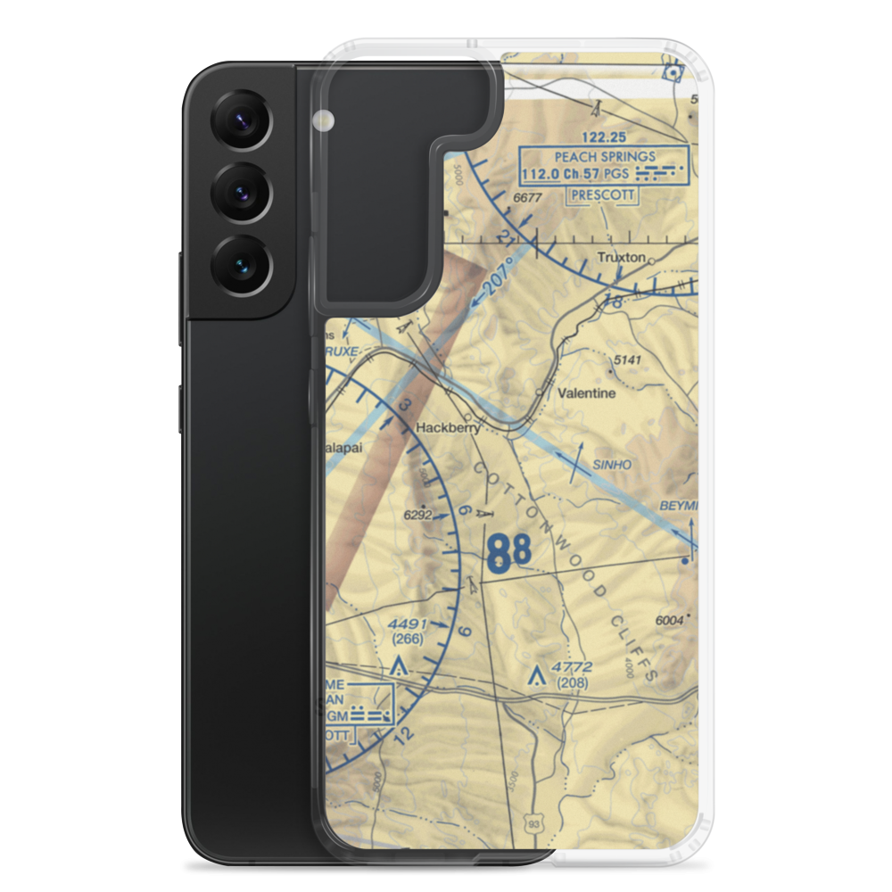 X Bar 1 Ranch (Lower) Airport (AZ97) VFR Sectional Samsung Case Samsung Galaxy S22 Plus model shown