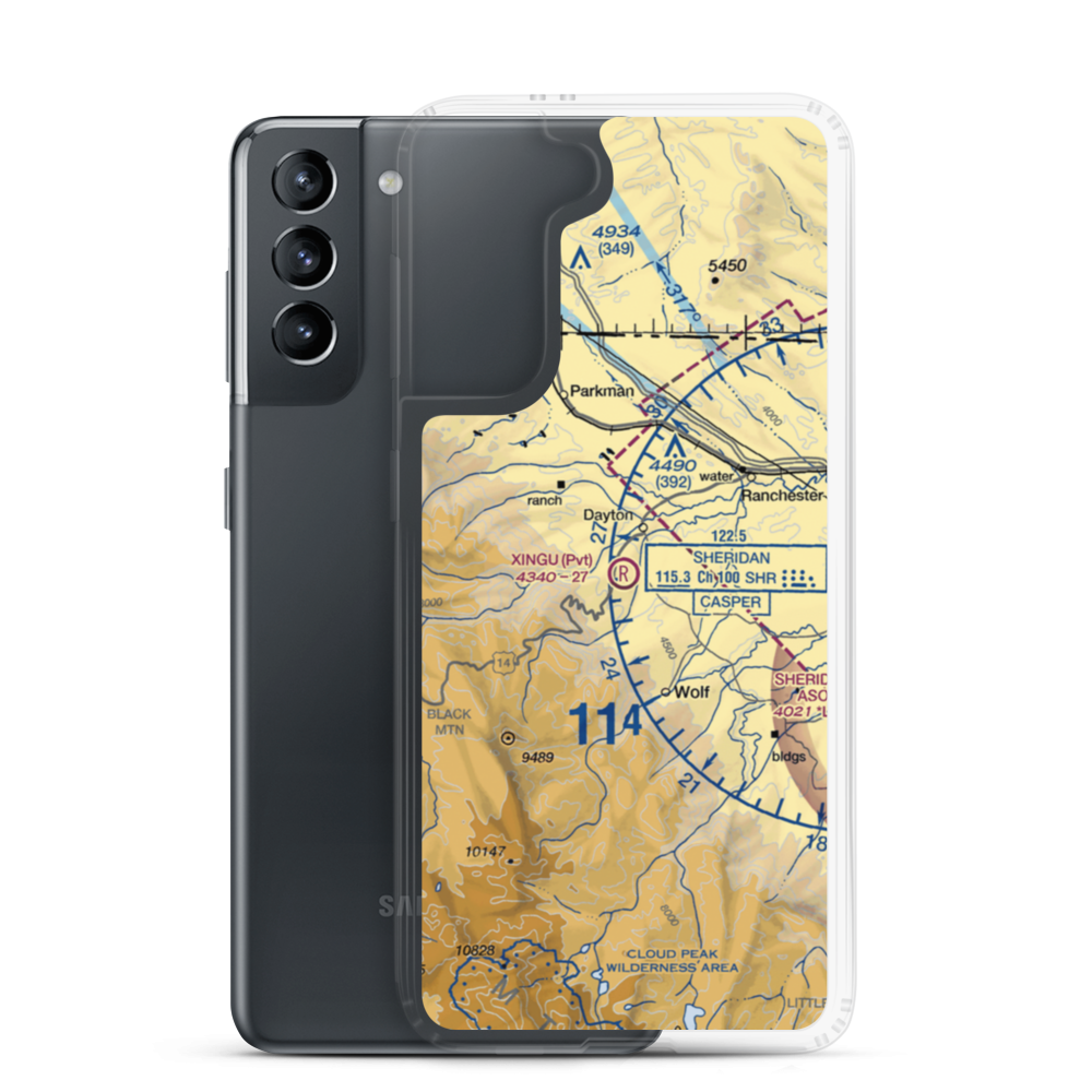 Xingu Airstrip (99WY) VFR Sectional Samsung Case Samsung Galaxy S21 model shown