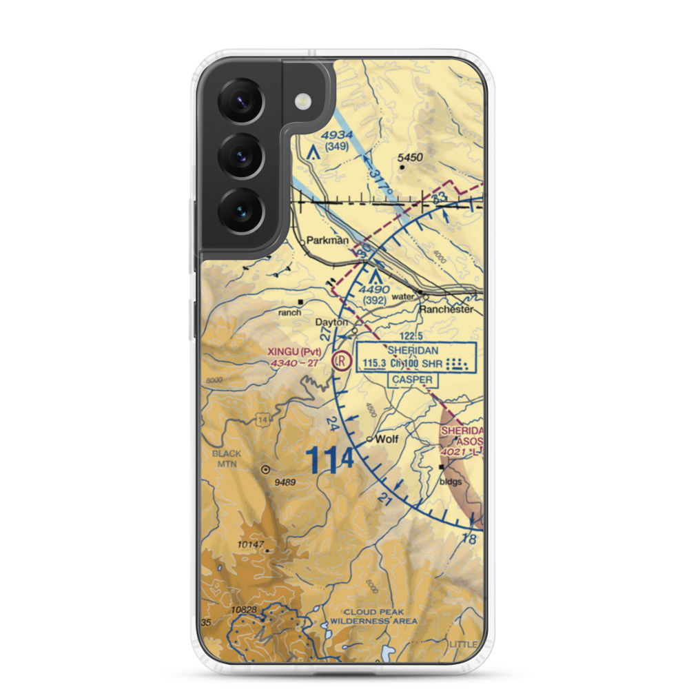 Xingu Airstrip (99WY) VFR Sectional Samsung Case Samsung Galaxy S22 Plus model shown