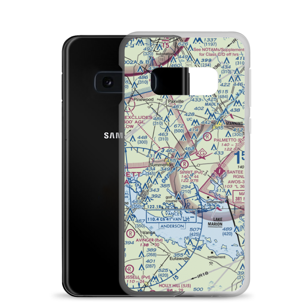 Yahu Field (3SC2) VFR Sectional Samsung Case Samsung Galaxy S10e model shown