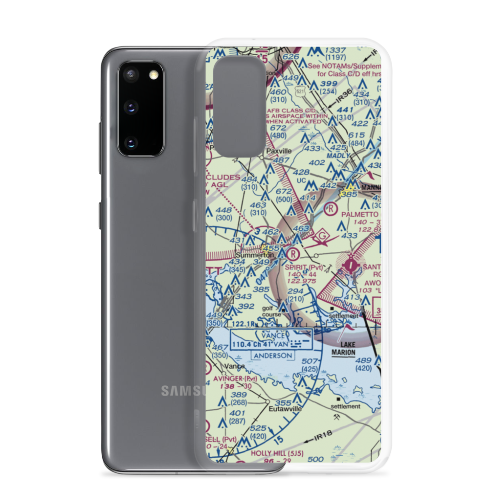 Yahu Field (3SC2) VFR Sectional Samsung Case Samsung Galaxy S20 model shown