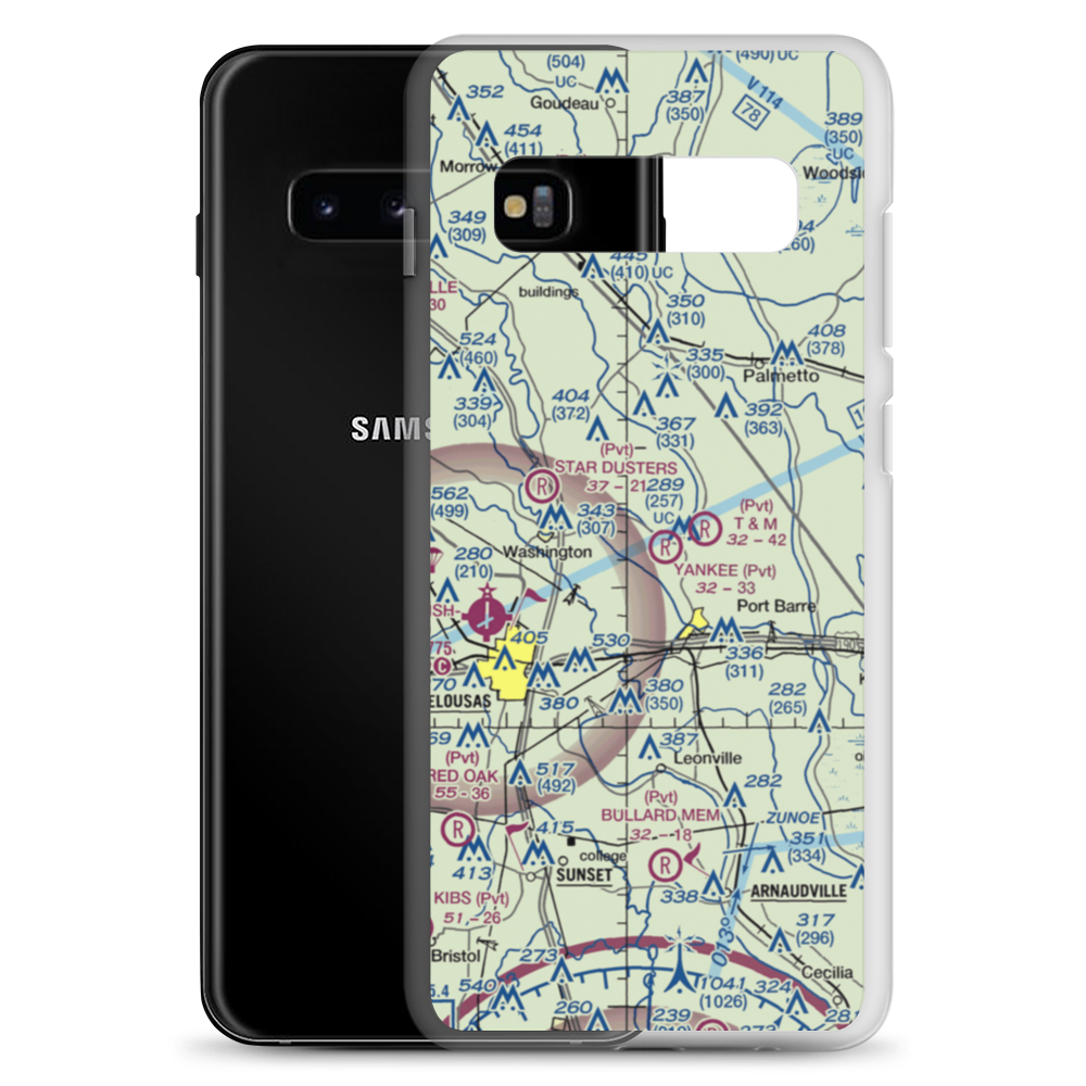 Yankee Field (17LS) VFR Sectional Samsung Case Samsung Galaxy S10+ model shown