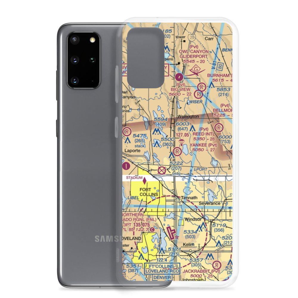 Yankee Field (CO53) VFR Sectional Samsung Case Samsung Galaxy S20 Plus model shown