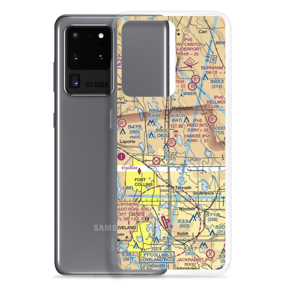 Yankee Field (CO53) VFR Sectional Samsung Case Samsung Galaxy S20 Ultra model shown