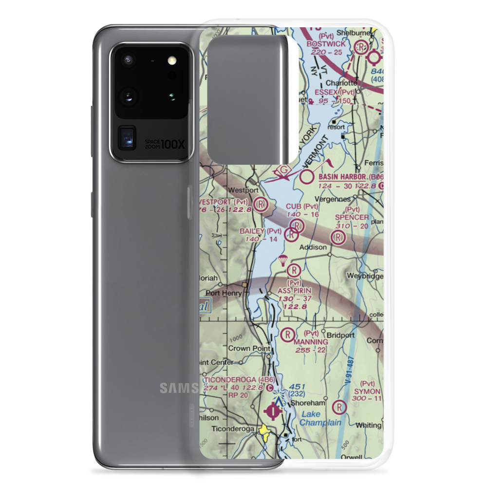 Yankee Kingdom Airport (VT33) VFR Sectional Samsung Case Samsung Galaxy S20 Ultra model shown