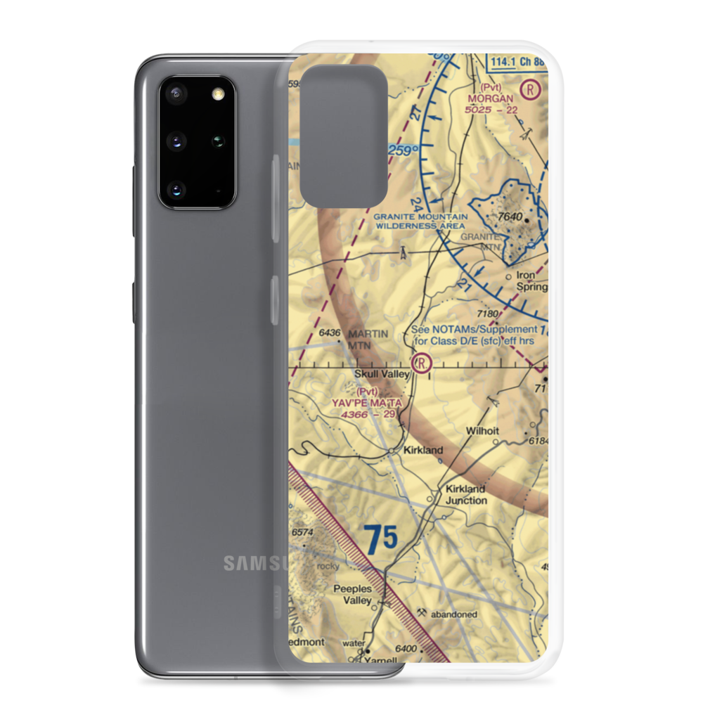 Yav'pe Ma'ta Airport (16AZ) VFR Sectional Samsung Case Samsung Galaxy S20 Plus model shown