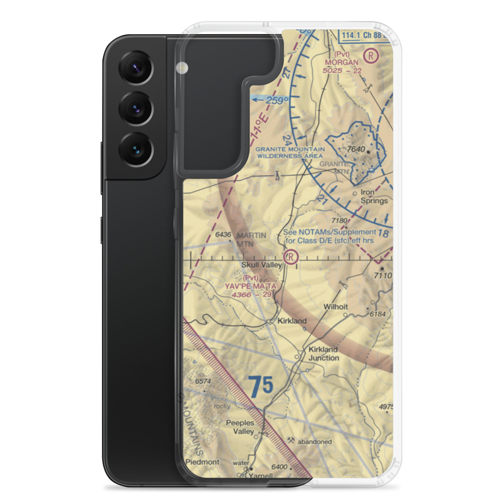 Yav'pe Ma'ta Airport (16AZ) VFR Sectional Samsung Case Samsung Galaxy S22 Plus model shown