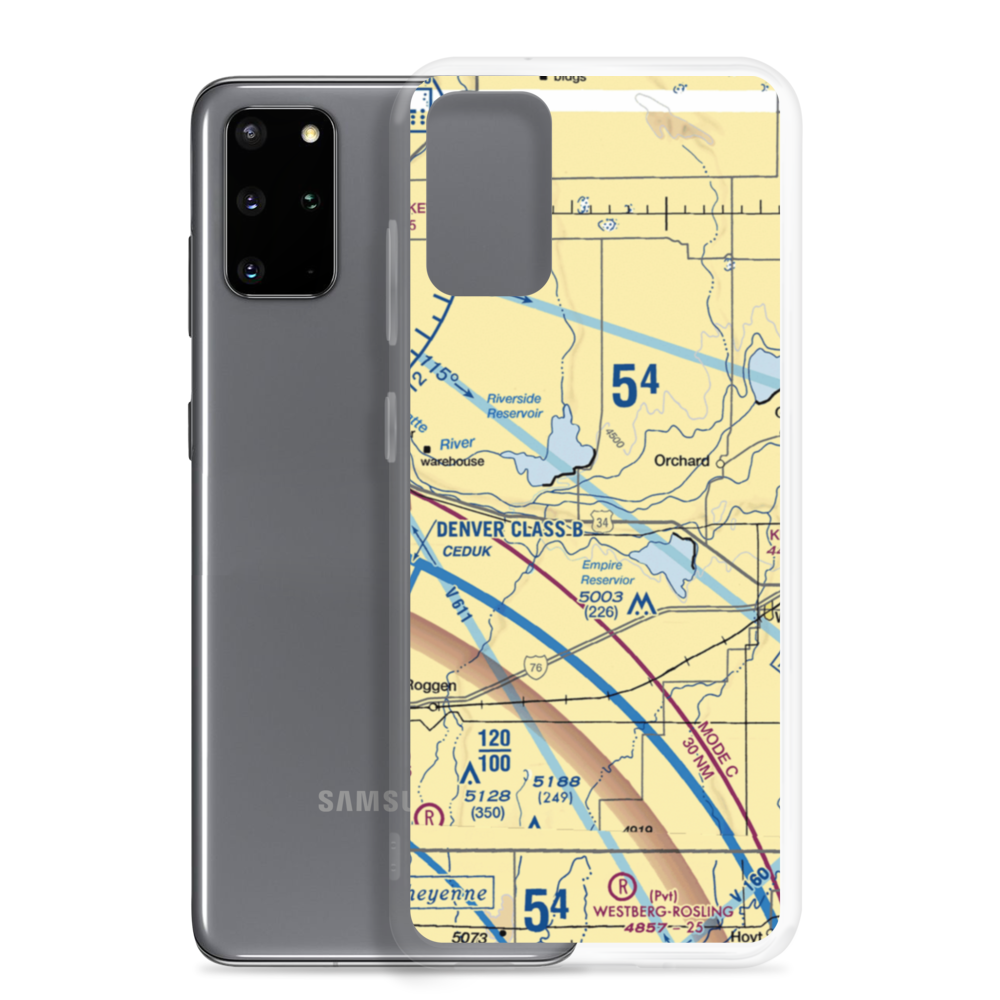 Yocam Ranch Airport (7CO5) VFR Sectional Samsung Case Samsung Galaxy S20 Plus model shown