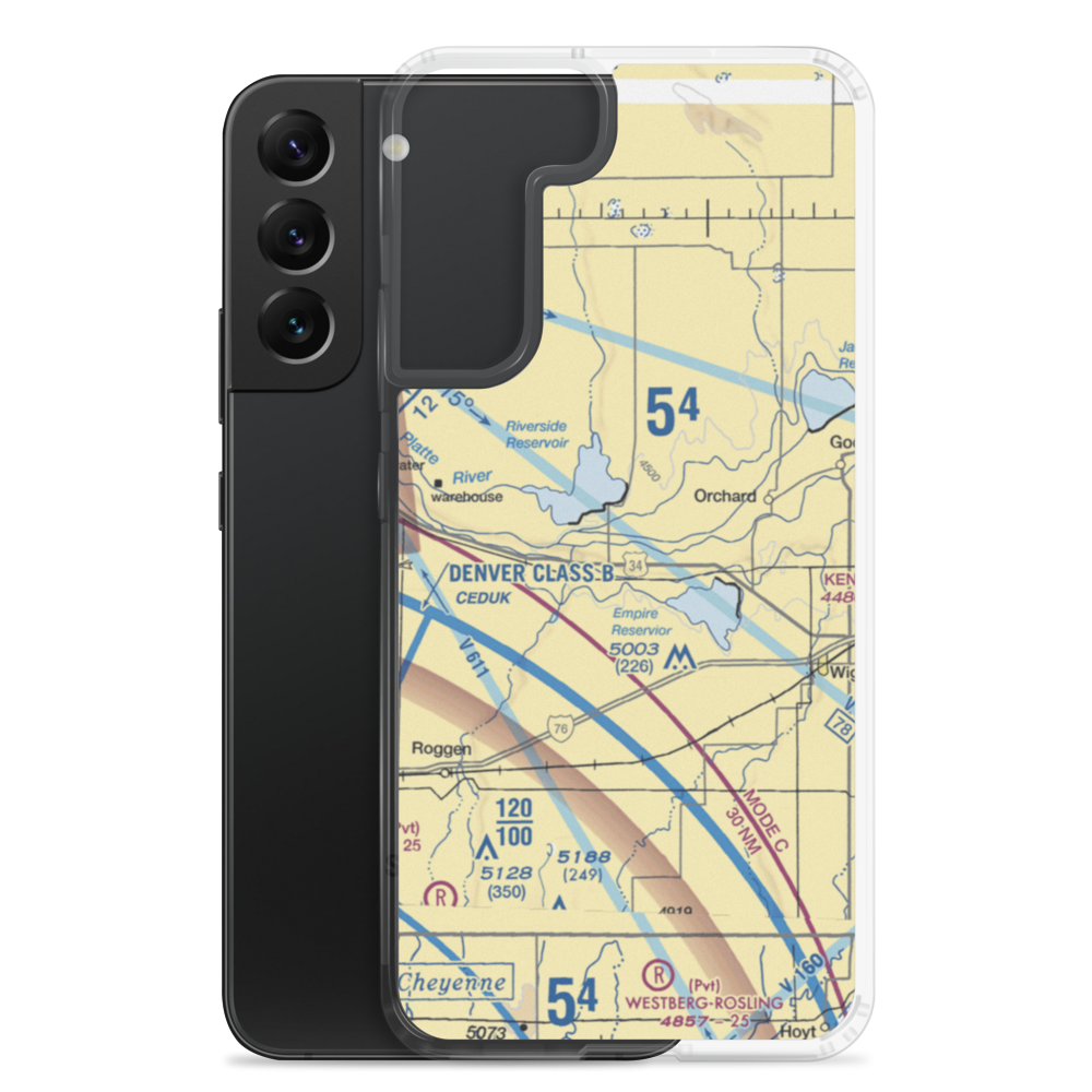 Yocam Ranch Airport (7CO5) VFR Sectional Samsung Case Samsung Galaxy S22 Plus model shown
