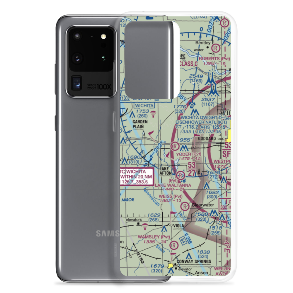Yoder Airpark (SN61) VFR Sectional Samsung Case Samsung Galaxy S20 Ultra model shown