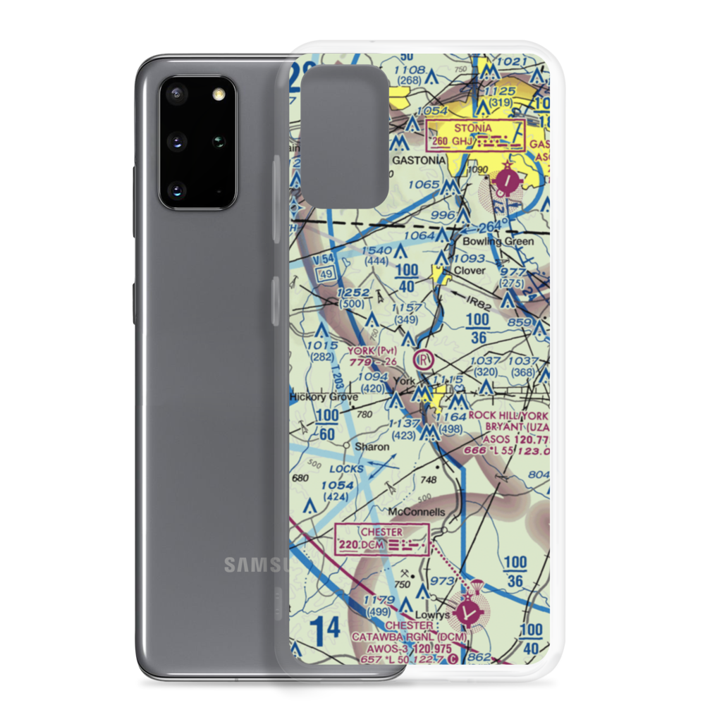 York Airport (01SC) VFR Sectional Samsung Case Samsung Galaxy S20 Plus model shown