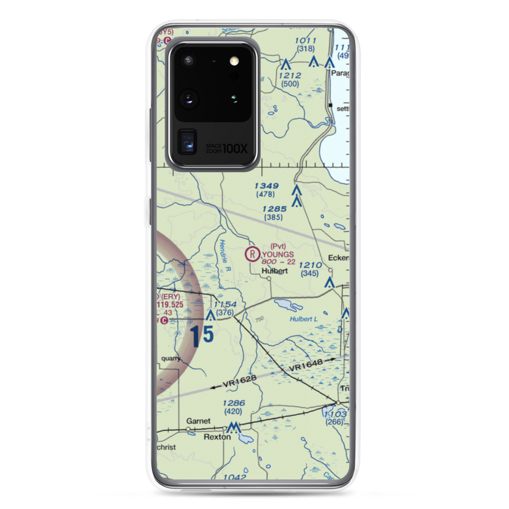Young's Airport (0MI6) VFR Sectional Samsung Case Samsung Galaxy S20 Ultra model shown