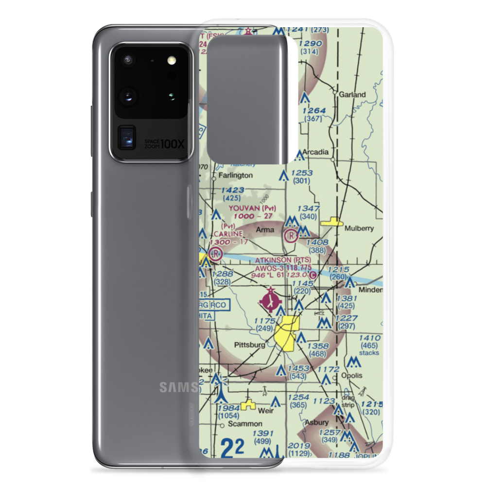 Youvan Airport (7KS3) VFR Sectional Samsung Case Samsung Galaxy S20 Ultra model shown
