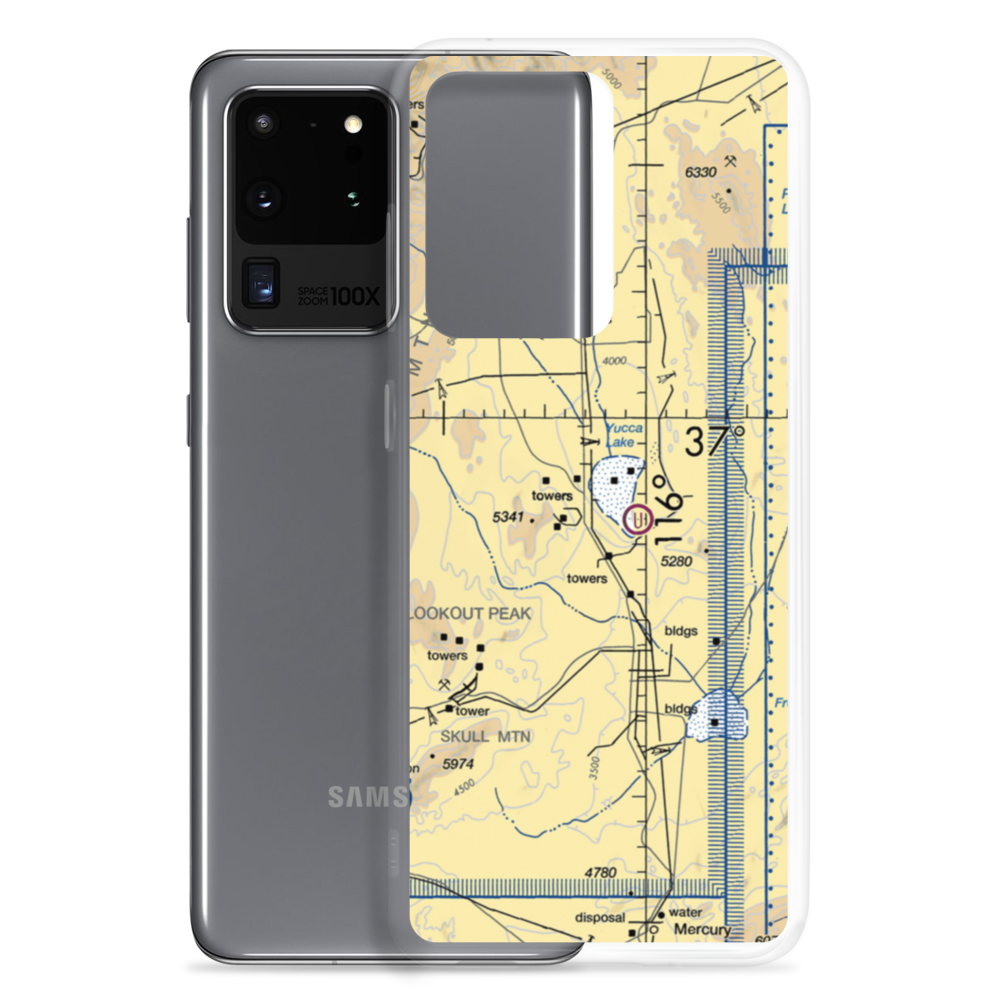 Yucca Airstrip (NV11) VFR Sectional Samsung Case Samsung Galaxy S20 Ultra model shown