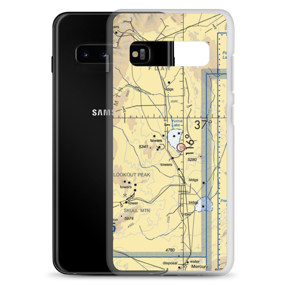 Yucca Airstrip (UCC) VFR Sectional Samsung Case Samsung Galaxy S10+ model shown