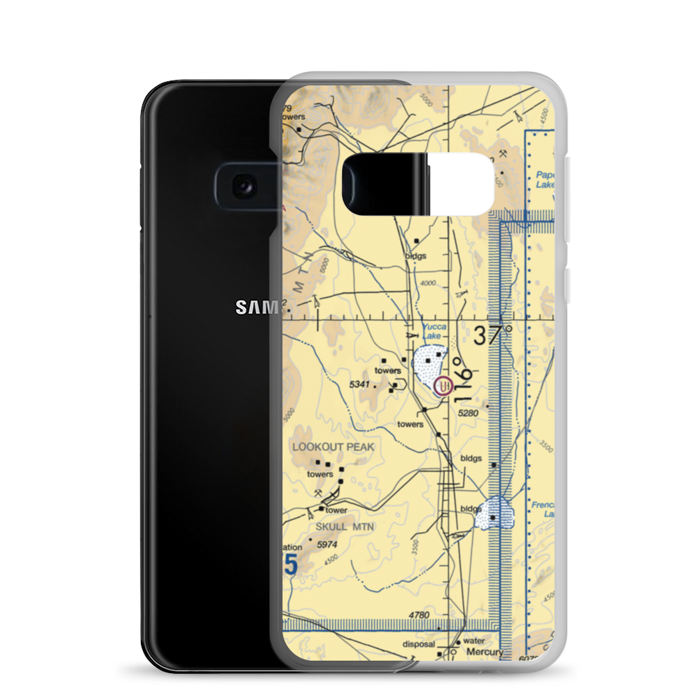 Yucca Airstrip (UCC) VFR Sectional Samsung Case Samsung Galaxy S10e model shown