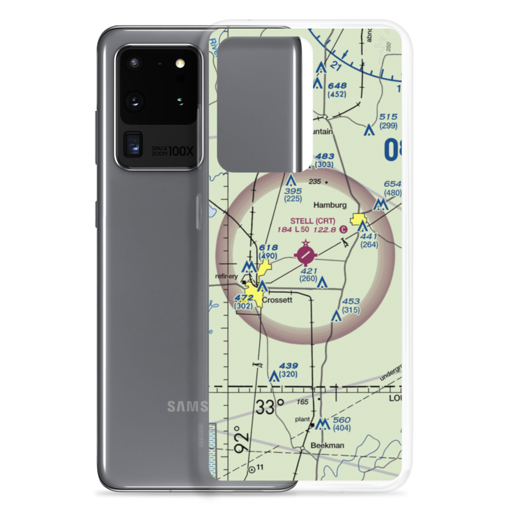 Z M Jack Stell Field (CRT) VFR Sectional Samsung Case Samsung Galaxy S20 Ultra model shown
