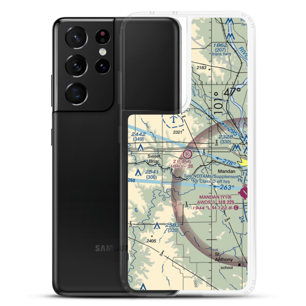 Z. P. Field (64ND) VFR Sectional Samsung Case Samsung Galaxy S21 Ultra model shown