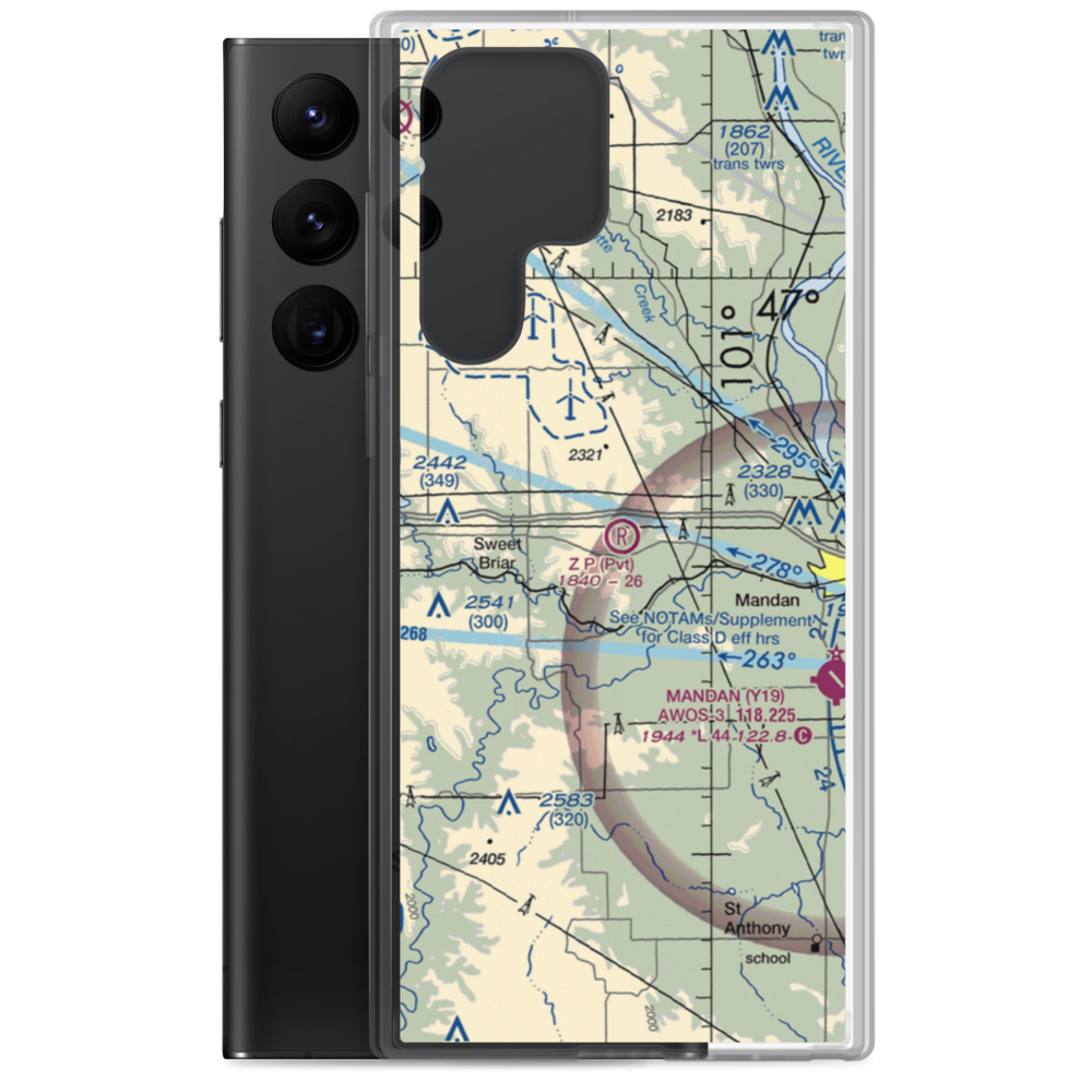 Z. P. Field (64ND) VFR Sectional Samsung Case Samsung Galaxy S22 Ultra model shown