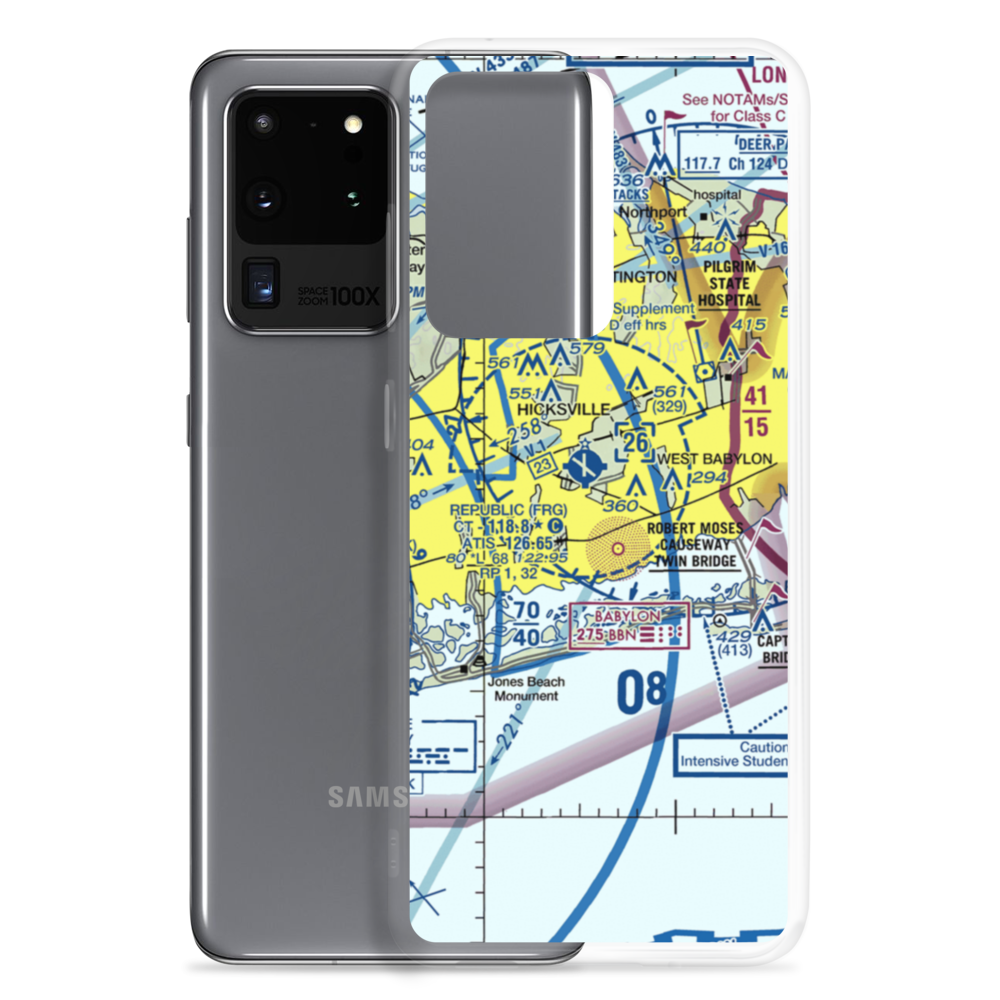 Zahn's Airport (AYZ) VFR Sectional Samsung Case Samsung Galaxy S20 Ultra model shown