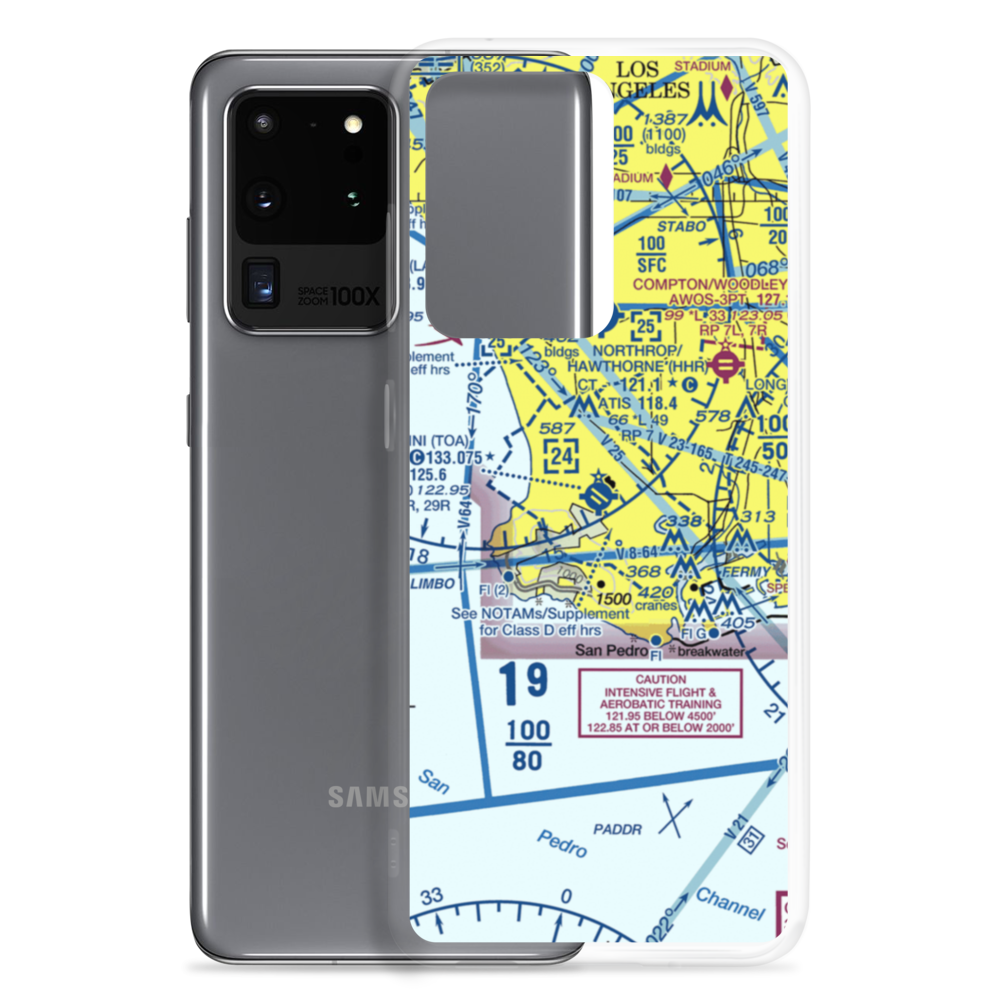 Zamperini Field (TOA) VFR Sectional Samsung Case Samsung Galaxy S20 Ultra model shown