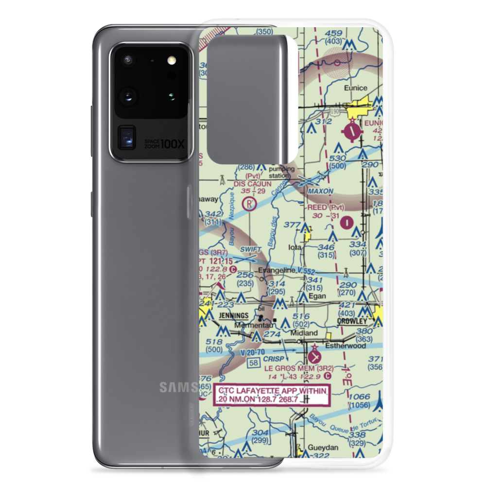 Zaunbrecher Strip (LA68) VFR Sectional Samsung Case Samsung Galaxy S20 Ultra model shown