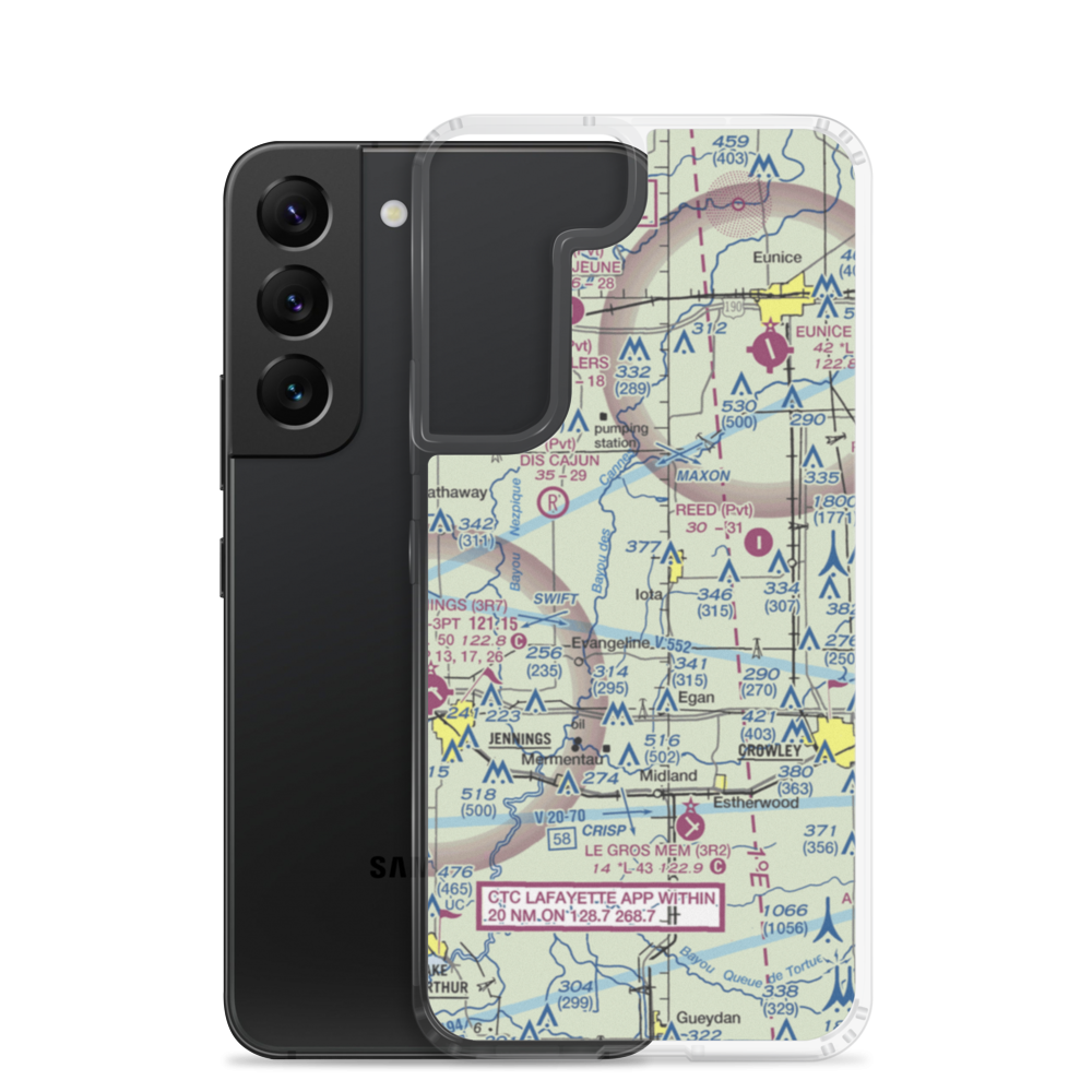 Zaunbrecher Strip (LA68) VFR Sectional Samsung Case Samsung Galaxy S22 model shown