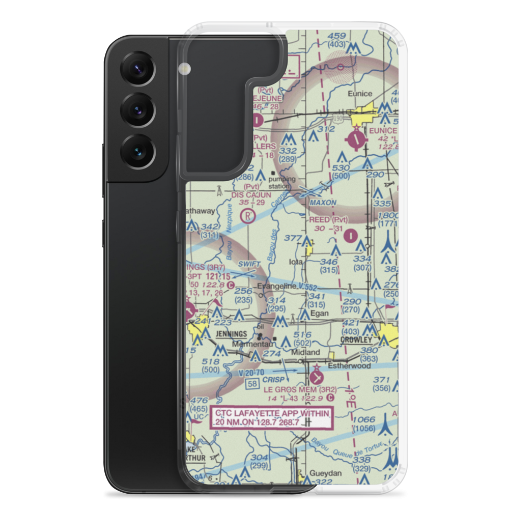 Zaunbrecher Strip (LA68) VFR Sectional Samsung Case Samsung Galaxy S22 Plus model shown