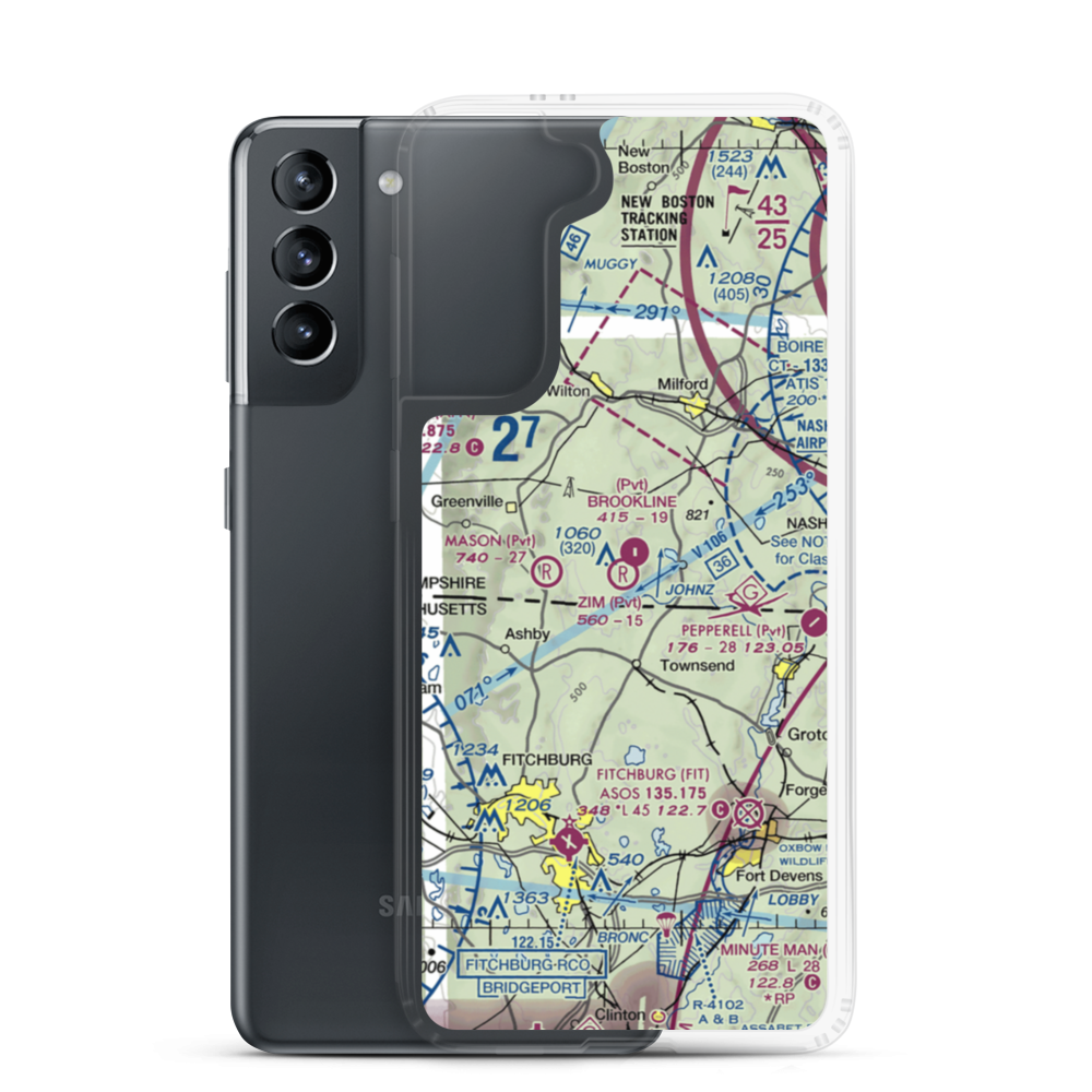 Zim Airport (NH17) VFR Sectional Samsung Case Samsung Galaxy S21 model shown