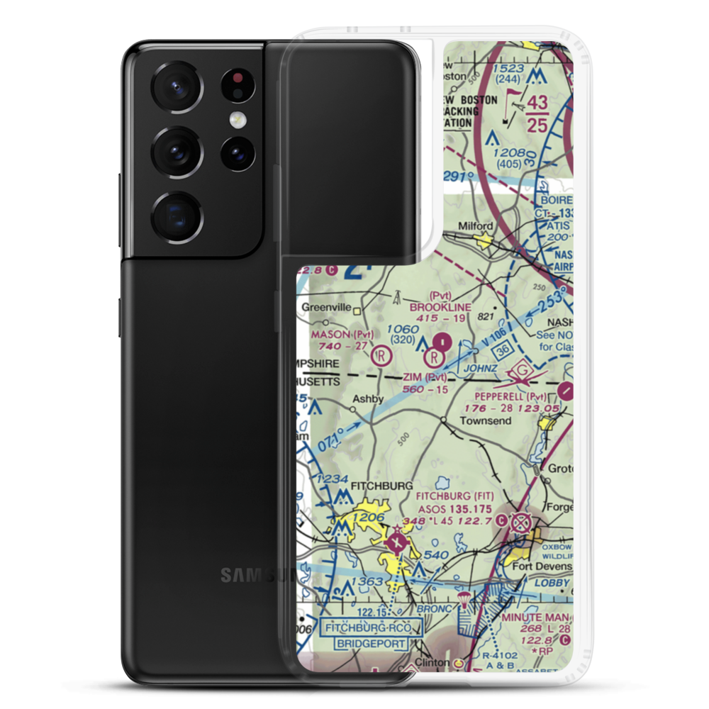 Zim Airport (NH17) VFR Sectional Samsung Case Samsung Galaxy S21 Ultra model shown
