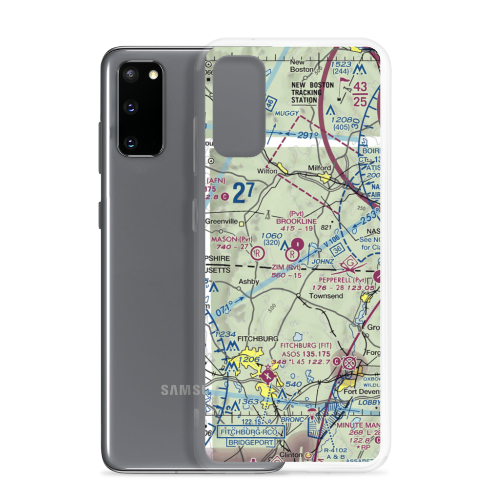 Zim Airport (NH17) VFR Sectional Samsung Case Samsung Galaxy S20 model shown