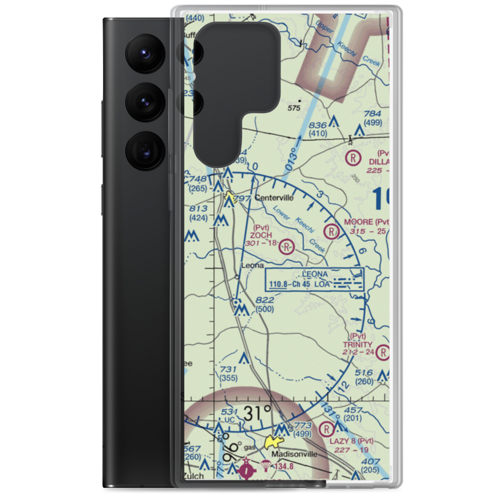 Zoch Airport (70TA) VFR Sectional Samsung Case Samsung Galaxy S22 Ultra model shown