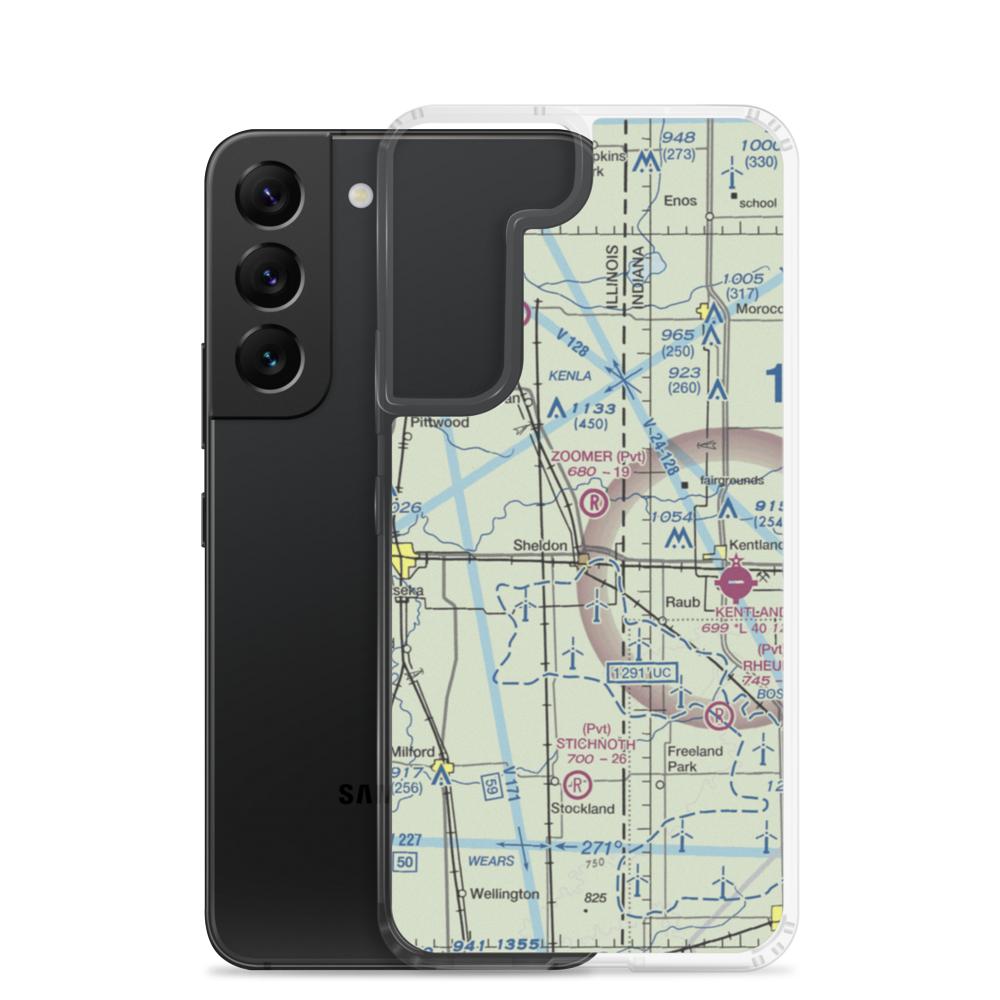 Zoomer Field (1LL8) VFR Sectional Samsung Case Samsung Galaxy S22 model shown