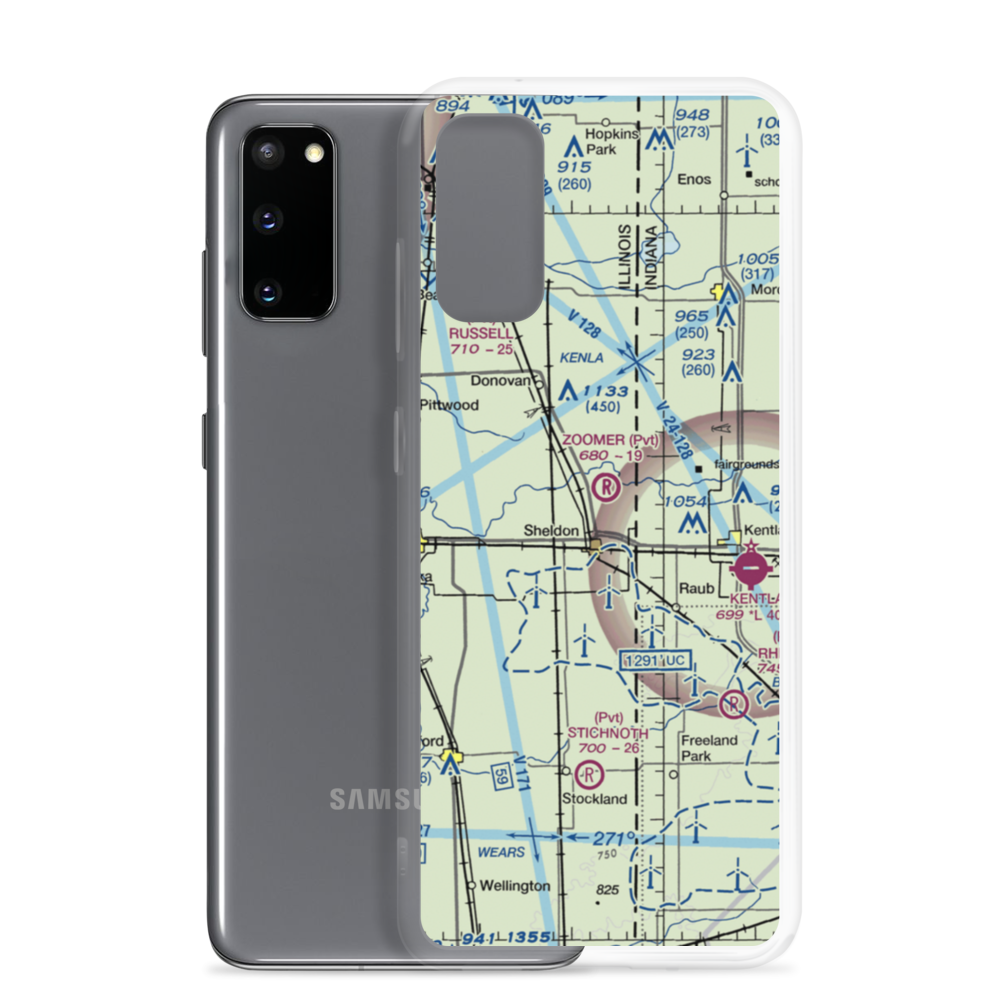 Zoomer Field (1LL8) VFR Sectional Samsung Case Samsung Galaxy S20 model shown