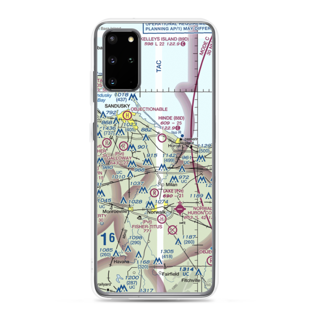 Zorn Acres Airport (60OI) VFR Sectional Samsung Case Samsung Galaxy S20 Plus model shown