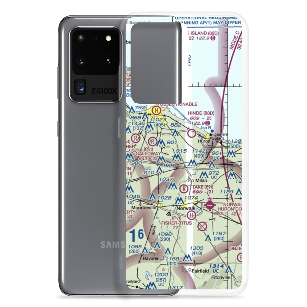 Zorn Acres Airport (60OI) VFR Sectional Samsung Case Samsung Galaxy S20 Ultra model shown