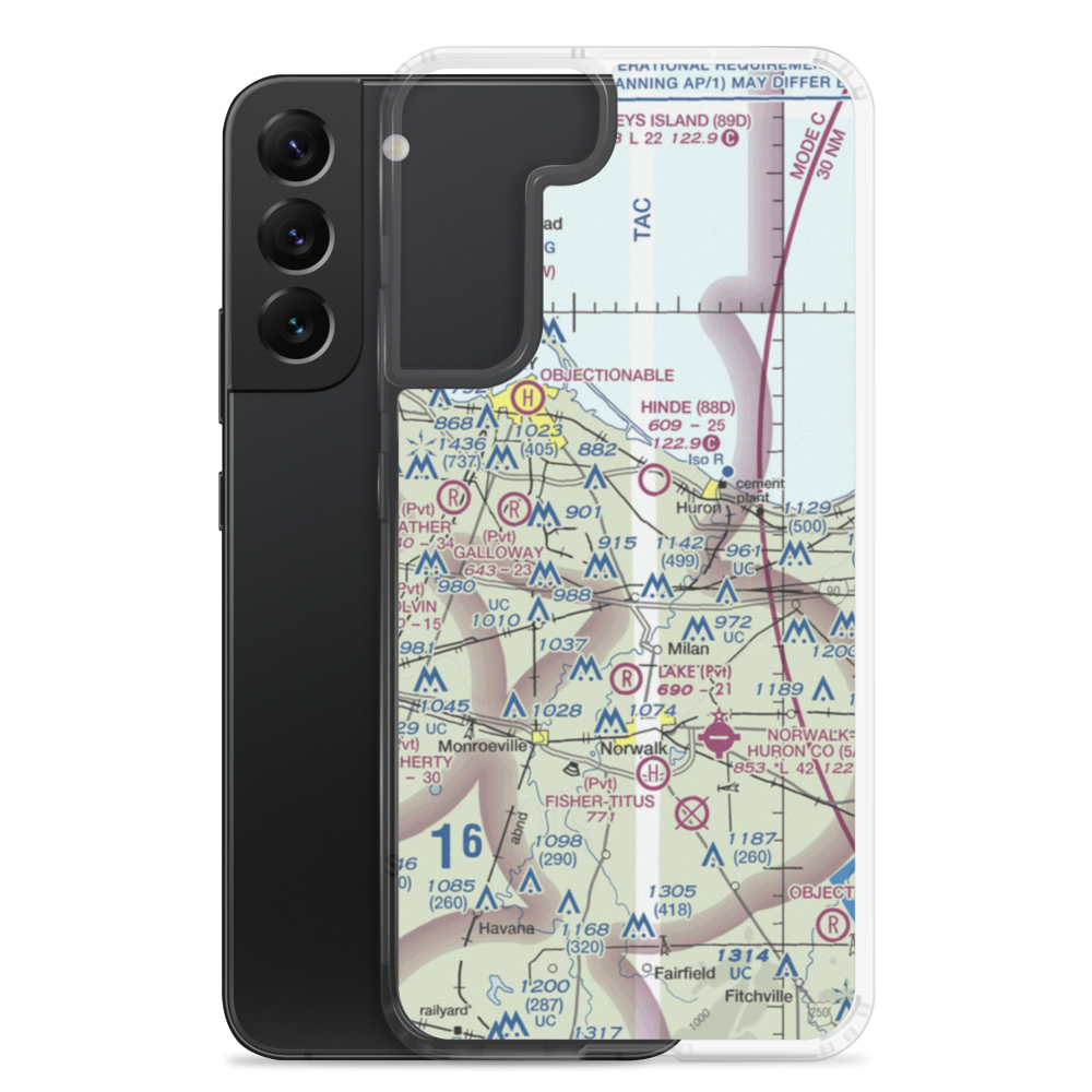 Zorn Acres Airport (60OI) VFR Sectional Samsung Case Samsung Galaxy S22 Plus model shown
