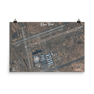 Ryan Field (KRYN) Satellite Image Poster