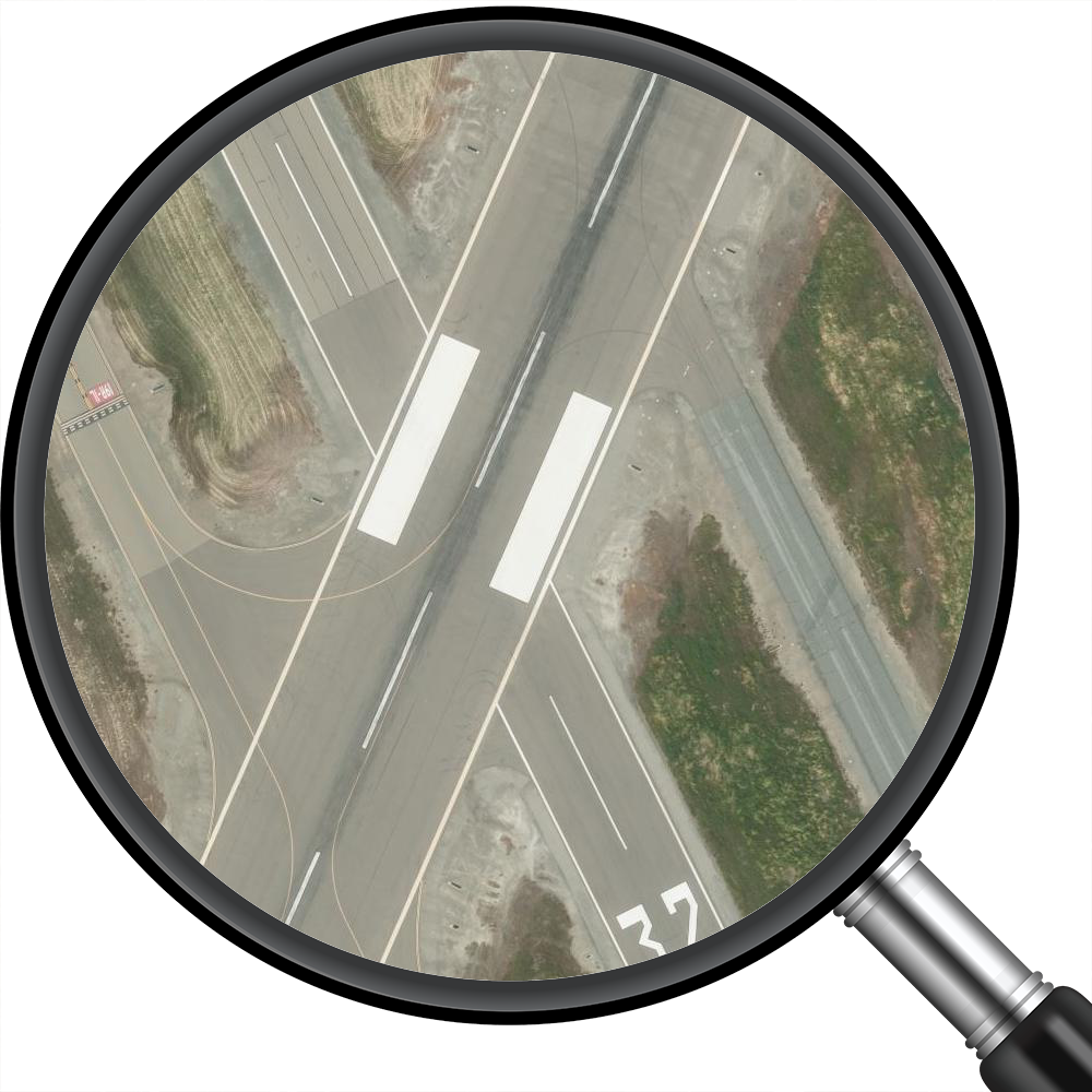 Buchanan Field (KCCR) Satellite Image Poster 