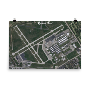 Bowman Field (KLOU) Satellite Image Poster