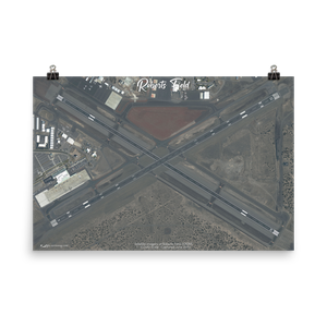 Roberts Field (KRDM) Satellite Image Poster
