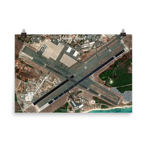 Kalaeloa Airport (PHJR) Satellite Image Poster