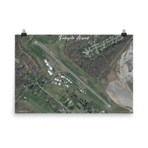 Finleyville Airpark (G05) Satellite Image Poster