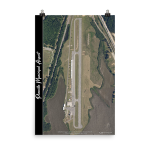 Pineville Municipal Airport (K2L0) Satellite Image Poster
