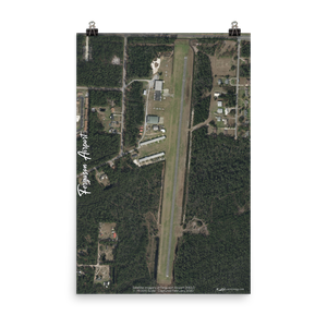 Ferguson Airport (K82J) Satellite Image Poster