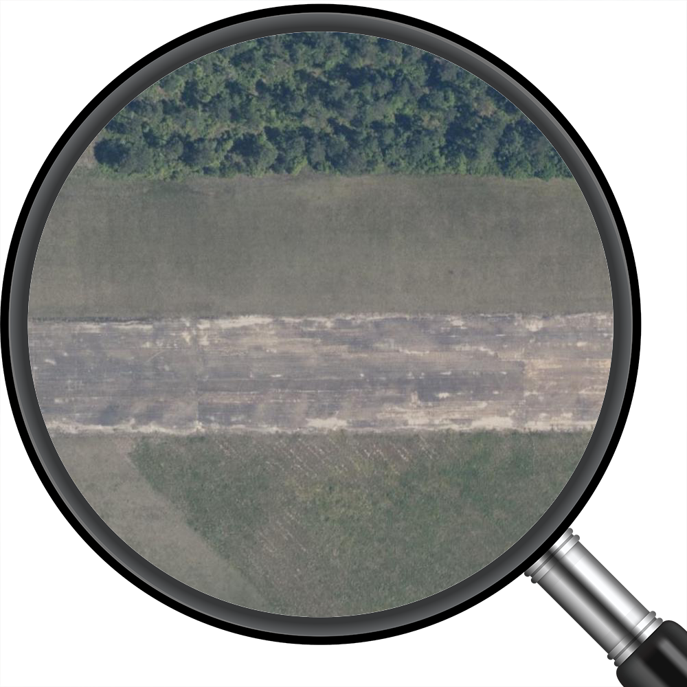 Beauregard Regional Airport (KDRI) Satellite Image Poster 