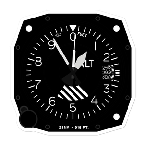 Gautieri Heliport (21NY) Altimeter Stickers