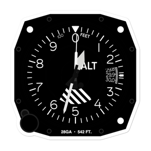 Hancock Memorial Hospital Heliport (28GA) Altimeter Stickers