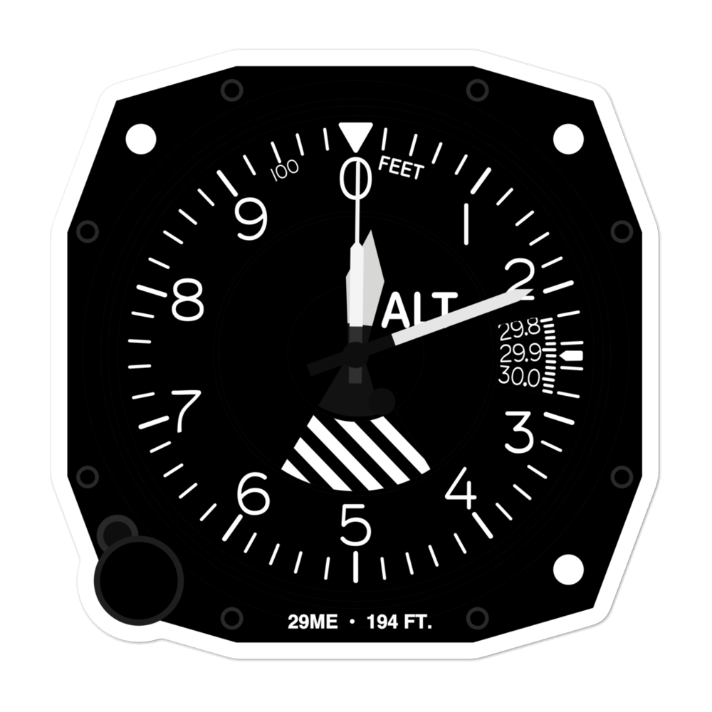Teconnet Seaplane Base (29ME) Altimeter Stickers 
